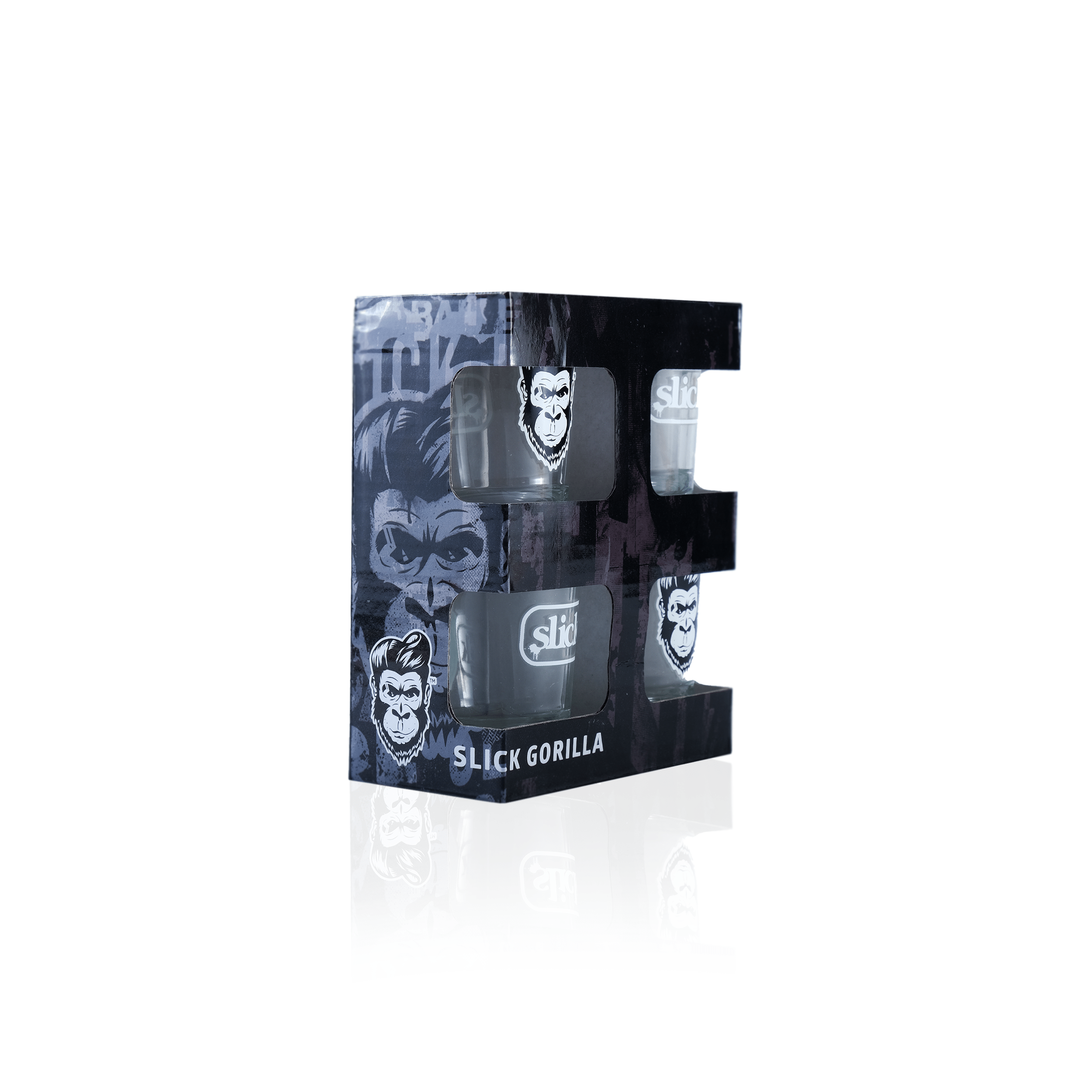 Slick Gorilla 4 x Slick Shot Glasses