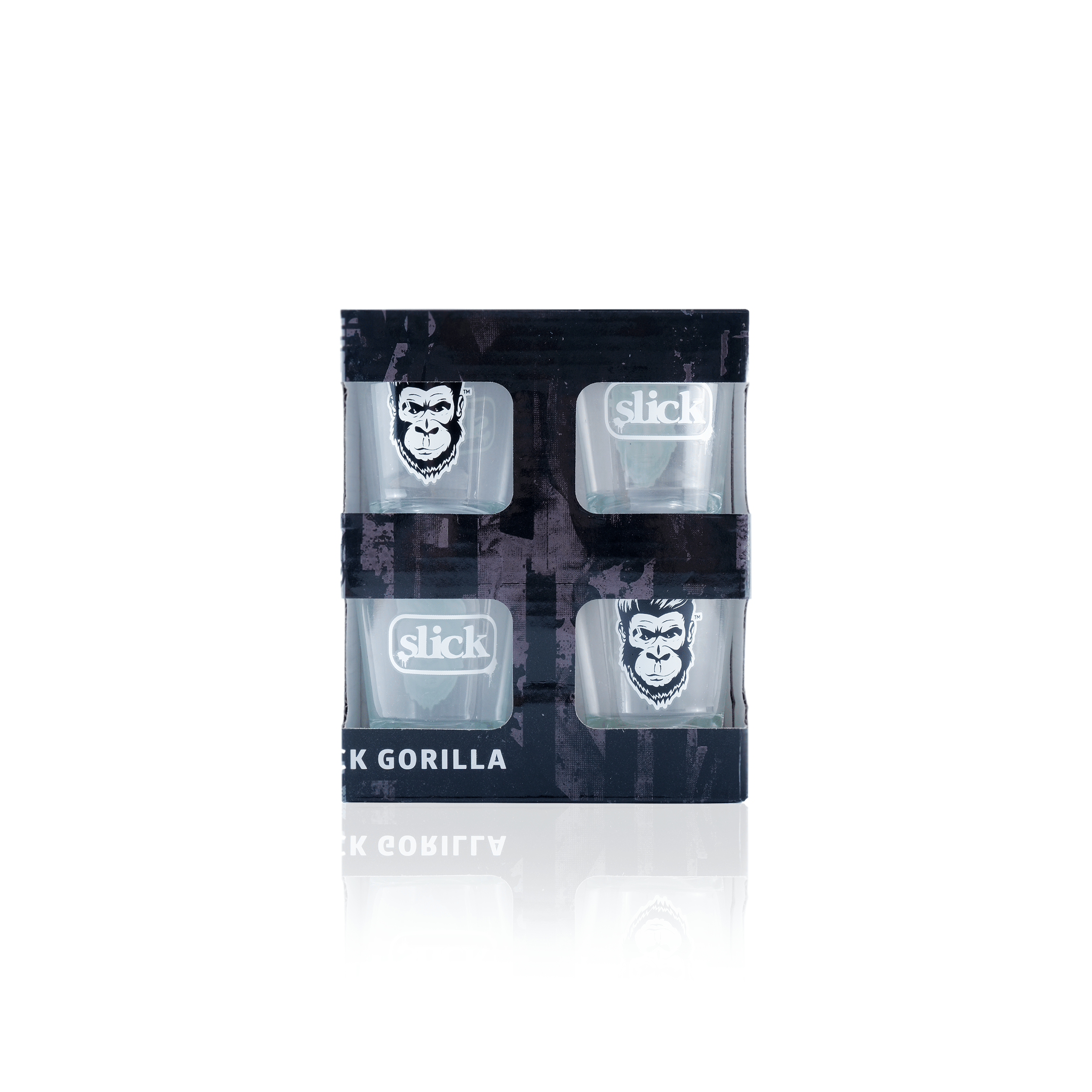 Slick Gorilla 4 x Slick Shot Glasses
