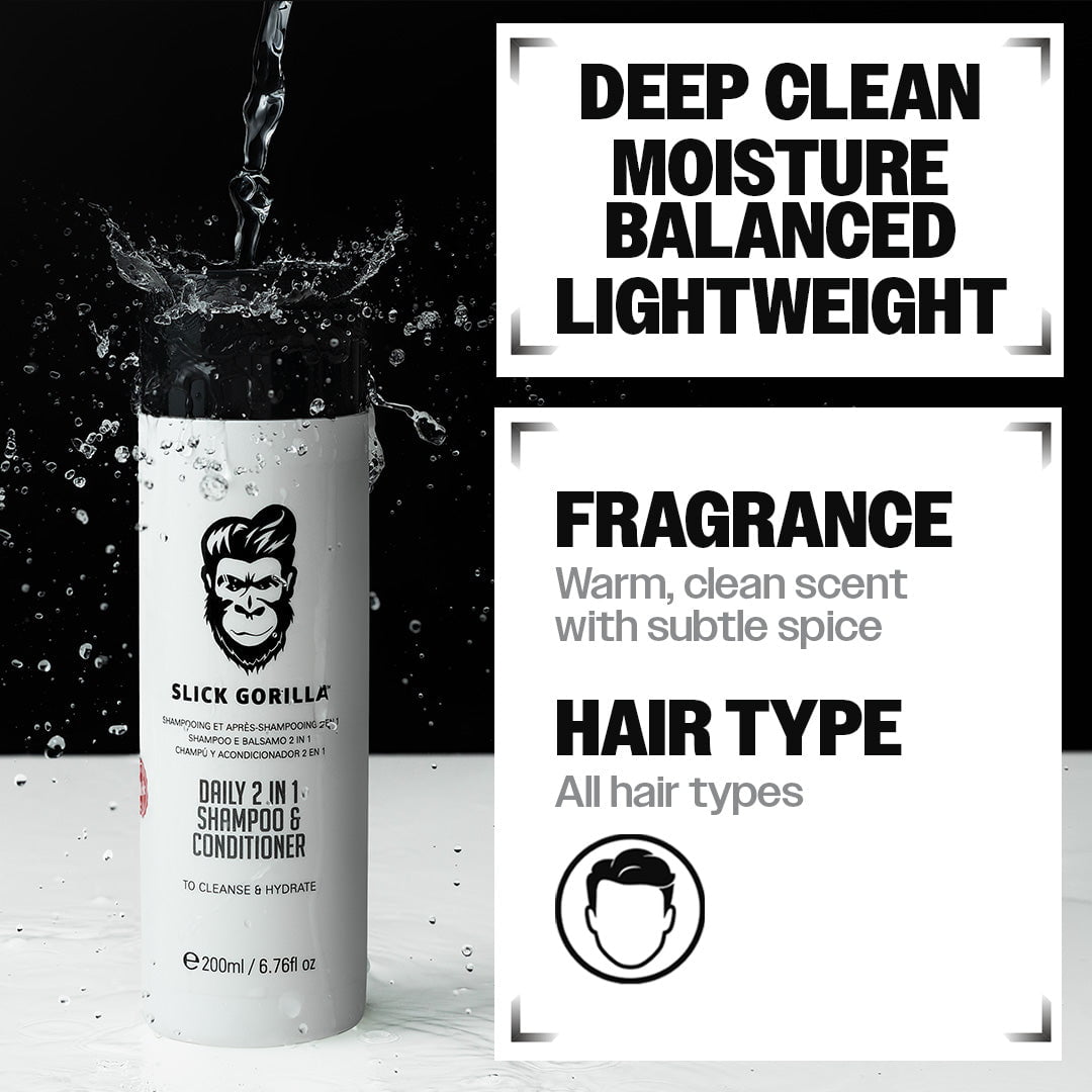 Slick Gorilla Daily 2 in 1 Shampoo & Conditioner