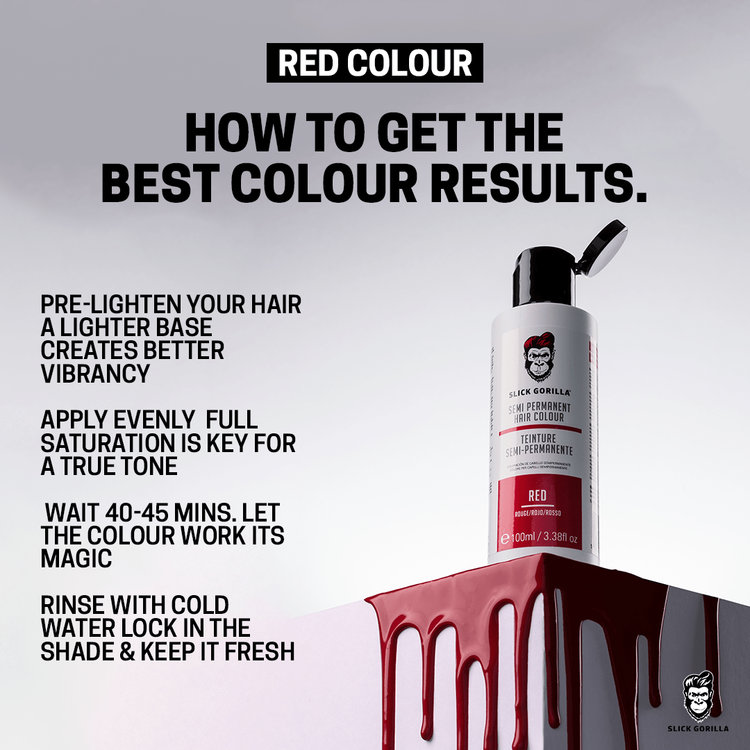 Slick Gorilla Hair Colour Red