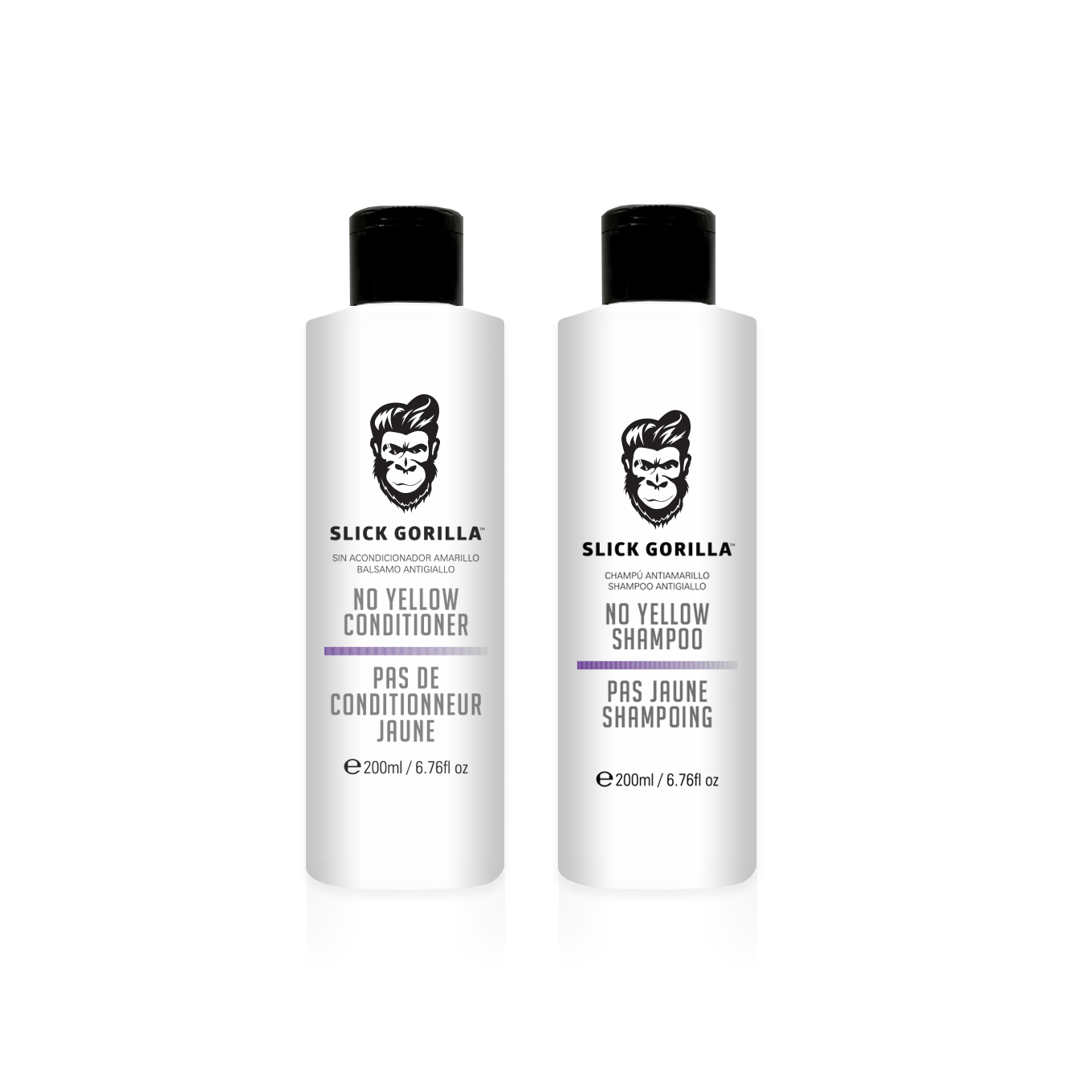 Slick Gorilla No Yellow Shampoo & Conditioner Set