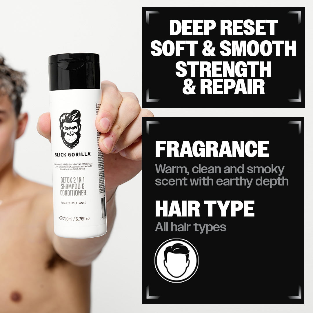 Slick Gorilla UK Detox 2 in 1 Shampoo and Conditioner