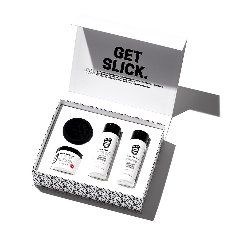 The Care Box Set | Men's Scalp Care & Hair Detox | Slick Gorilla