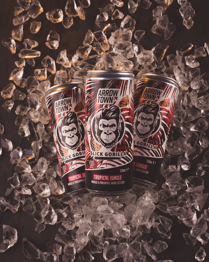 Slick Gorilla X Arrowtown launch Tropical Jungle Summer Seltzer
