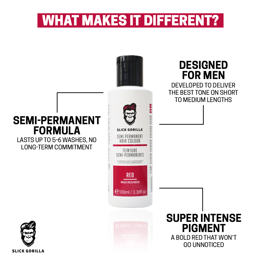 Slick Gorilla Hair Colour Red