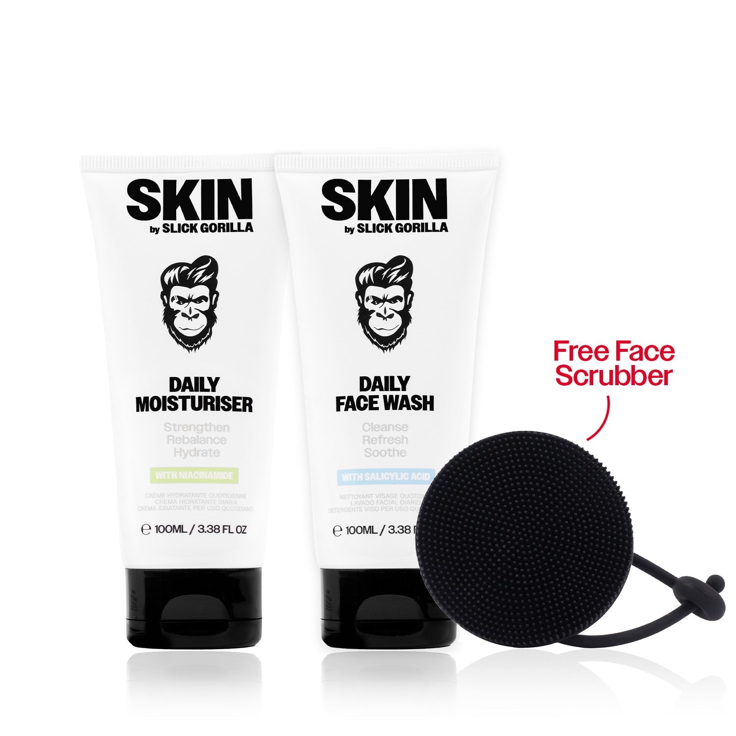 Slick Gorilla UK Daily Wash & Moisturiser Set