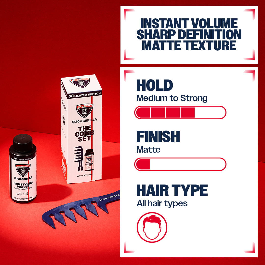 Slick Gorilla UK Slick Gorilla FC Comb Set (Limited Edition)