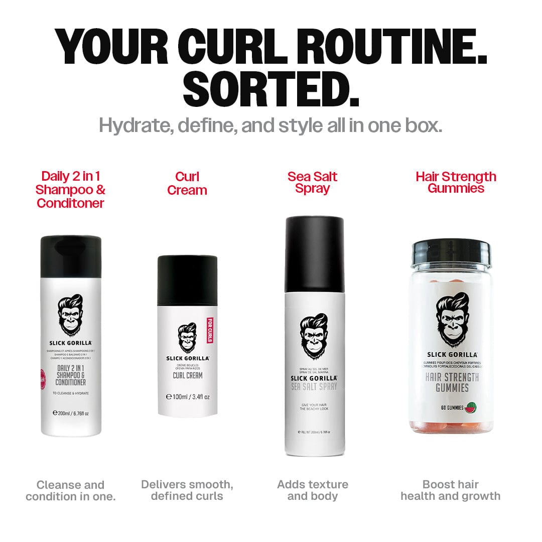 The Curl & Wave Box Set | Hair Care for Curly & Wavy Hair | Slick