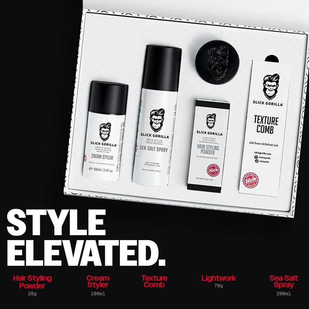 Full Styling Box Set | Men’s Hair Styling Kit | Slick Gorilla