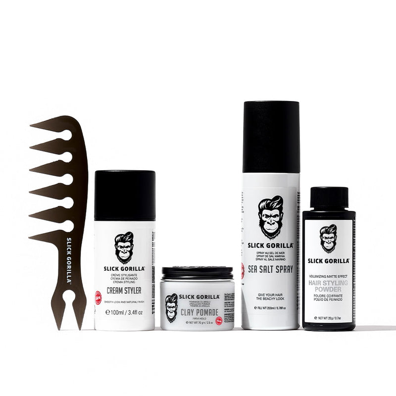 Full Styling Box Set | Men’s Hair Styling Kit | Slick Gorilla